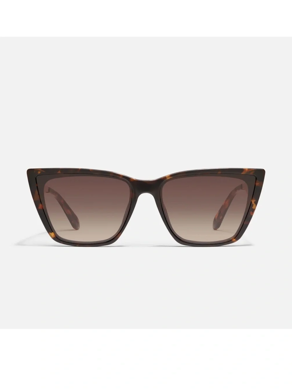 NIB QUAY Call The Shots Remixed Cat eye Sunglasses 43mm with brown lens